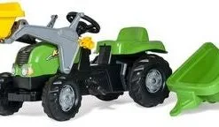 Rolly Toys Trampetraktor Med Tilhenger Og Frontlaster