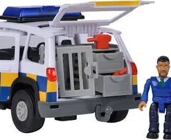 Brannmann Sam Politibil Med Figur