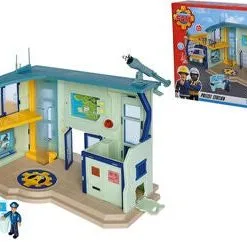 Brannmann Sam Politistasjon Med Figur