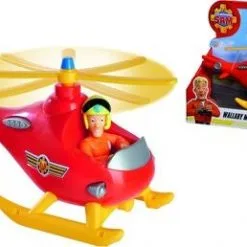 Helikopter Wallaby & Tom Figur Brannmann Sam