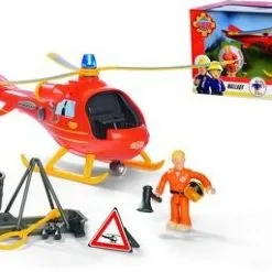 Brannmann Sam Helikopter Wallaby Med Figur