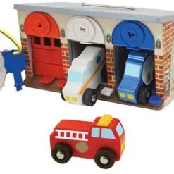 Melissa & Doug Redningsgarasje Med Biler Og Nøkler