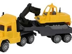 Plasto Lastebiltrailer Med Gravemaskin På Larveføtter 47 Cm