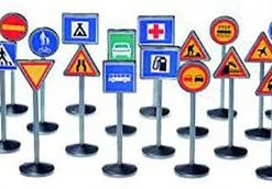 Plasto Trafikkskilt 24-pack