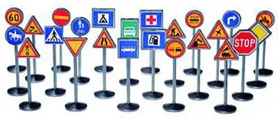 Plasto Trafikkskilt 24-pack