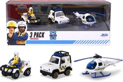 Utrykningskjøretøy Brannmann Sam 3-pakning