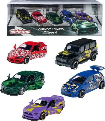 Majorette Bil 5-pakning Limited Edition 8 Gaveeske