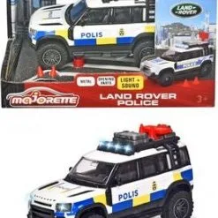 Majorette Grand Series Land Rover Svensk Politibil