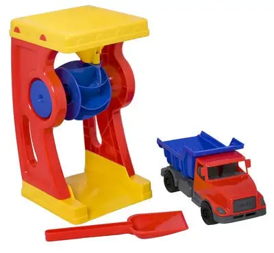 Plasto Sand- Og Vannhjul, Lastebil & Spade