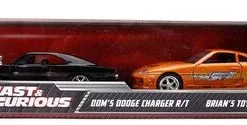 Jada Toys Fast & Furious Dobbelpakke Dodge Charger & Toyota Supra 1:32