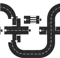 Sebra Bilbane Filt, Svart