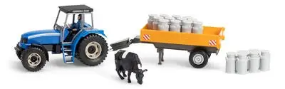 Alex's Garage Traktor Med Melkevogn - Bilde 3