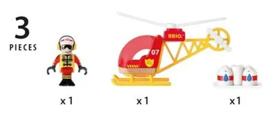 BRIO World 33797 Brannhelikopter - Bilde 4