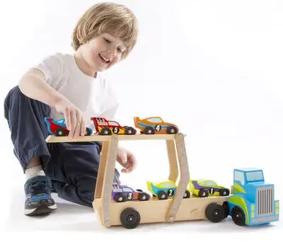 Melissa & Doug Jumbo Race-Car Biltransport - Bilde 2