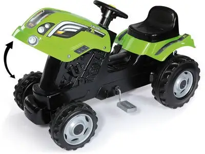 Smoby Trampetraktor Farmer XL Med Tilhenger, GrĂžnn - Bilde 4