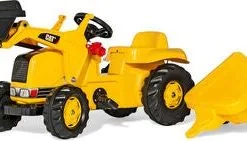 Rolly Toys Trampetraktor Med Laster Og Tilhenger CAT