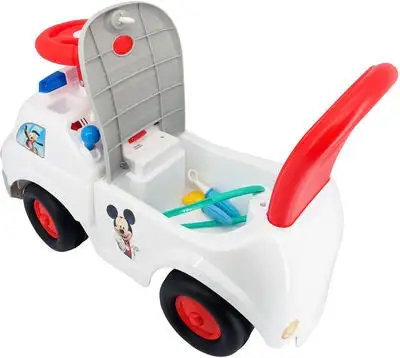 Kiddie Land KiddieLand Mickey Activity Ambulanse, Hvit - Bilde 2