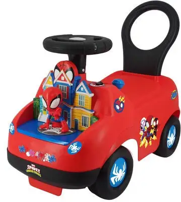 Kiddie Land KiddieLand Spiderman Activity Gåbil, Rød