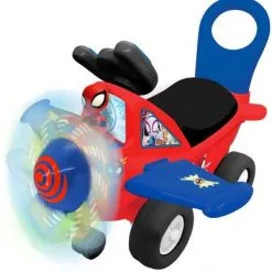 Kiddie Land KiddieLand Spiderman Spidey Activity Plane Gåbil, Rød/Blå