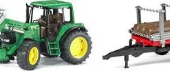 Bruder John Deere 6920 Traktor Med Tømmerhenger
