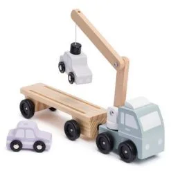 Hobie & Bear Lastebil Med Magnetlastning, Pastell