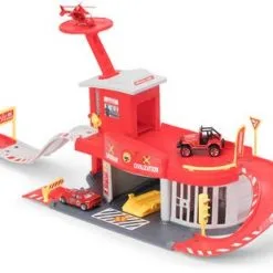 Alex's Garage Brannstasjon Med 3 Tilbehør