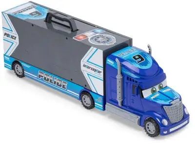 Alex's Garage Politilastebil Med Biler - Bilde 2