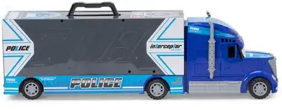 Alex's Garage Politilastebil Med Biler - Bilde 3