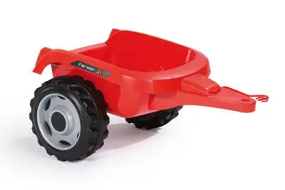 Smoby Farmer XL Trampetraktor Med Henger, Rød - Bilde 2
