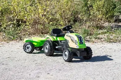 Smoby Trampetraktor Farmer XL Med Tilhenger, GrĂžnn - Bilde 7