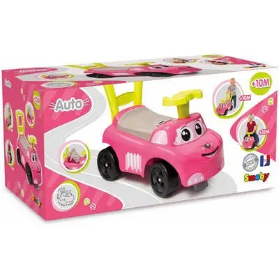 Smoby Lære-Å-Gå-Bil, Rosa - Bilde 2