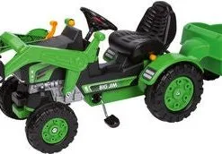 BIG Trampetraktor Med Henger Jim Loader