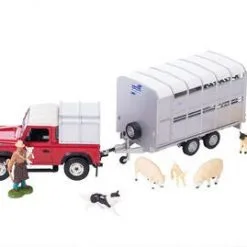 Britains Jeep Med Vogn Og Får Lekesett