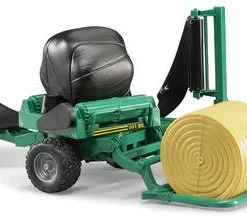 Bruder Rundballeinnplaster Med En Oker-Og Svart Rundballe 02122