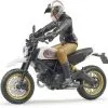 Bruder Ducati Scrambler Desert Sled Med Fører