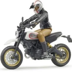 Bruder Ducati Scrambler Desert Sled Med Fører