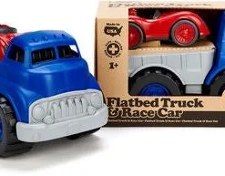 Green Toys Tauebil Og Racerbil, Rød/Blå