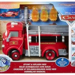 Disney Cars Disney Pixar Cars Stunt & Splash, Rød