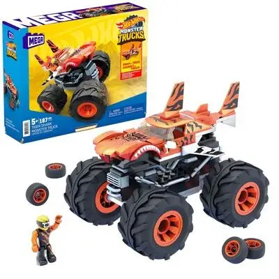Mega Construx MegaConstrux Tiger Shark Monster Truck Bil