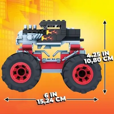 Mega Construx MegaConstrux Bone Shaker Monster Truck Bil - Bilde 4
