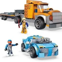 Mega Construx MegaConstrux Twinduction Hauler Pack Lastebil, Gul