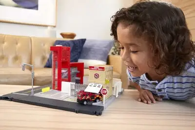 Matchbox Action Drivers Lekesett Brannstasjon - Bilde 2