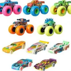 Hot Wheels HotWheels Monstertrucker Selvlysende Multipack