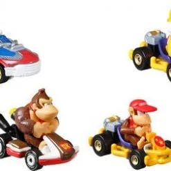 Hot Wheels Mario Kart Die-cast Biler 4-pack