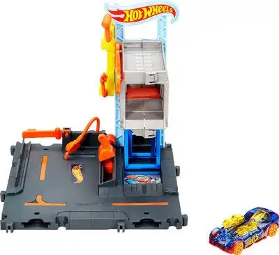 Hot Wheels City Downtown Reparasjonsstasjon - Bilde 2