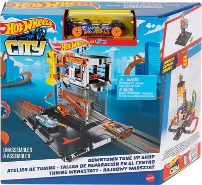Hot Wheels City Downtown Reparasjonsstasjon - Bilde 3