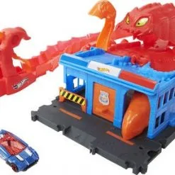 Hot Wheels City Nemesis Lab Scorpion Police Station Bilbane