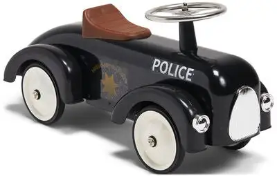 Mini Speeders GÄbil Politi, Svart