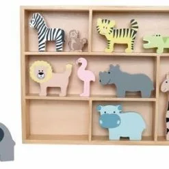 Jabadabado Hylle Med Safaridyr